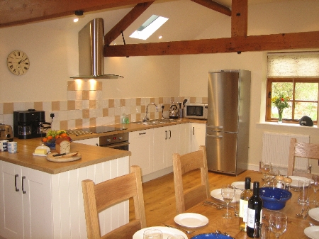 Kitchen at The Hayloft